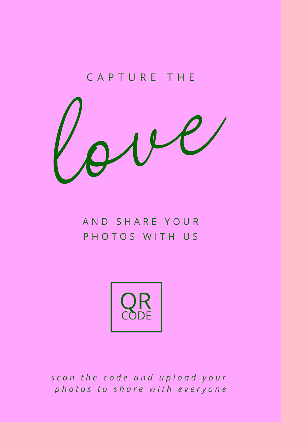 Minimalist QR template